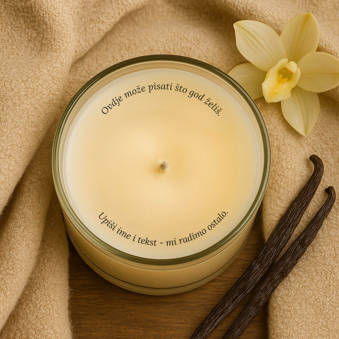 Personalizirana svjećica s tajnom porukom